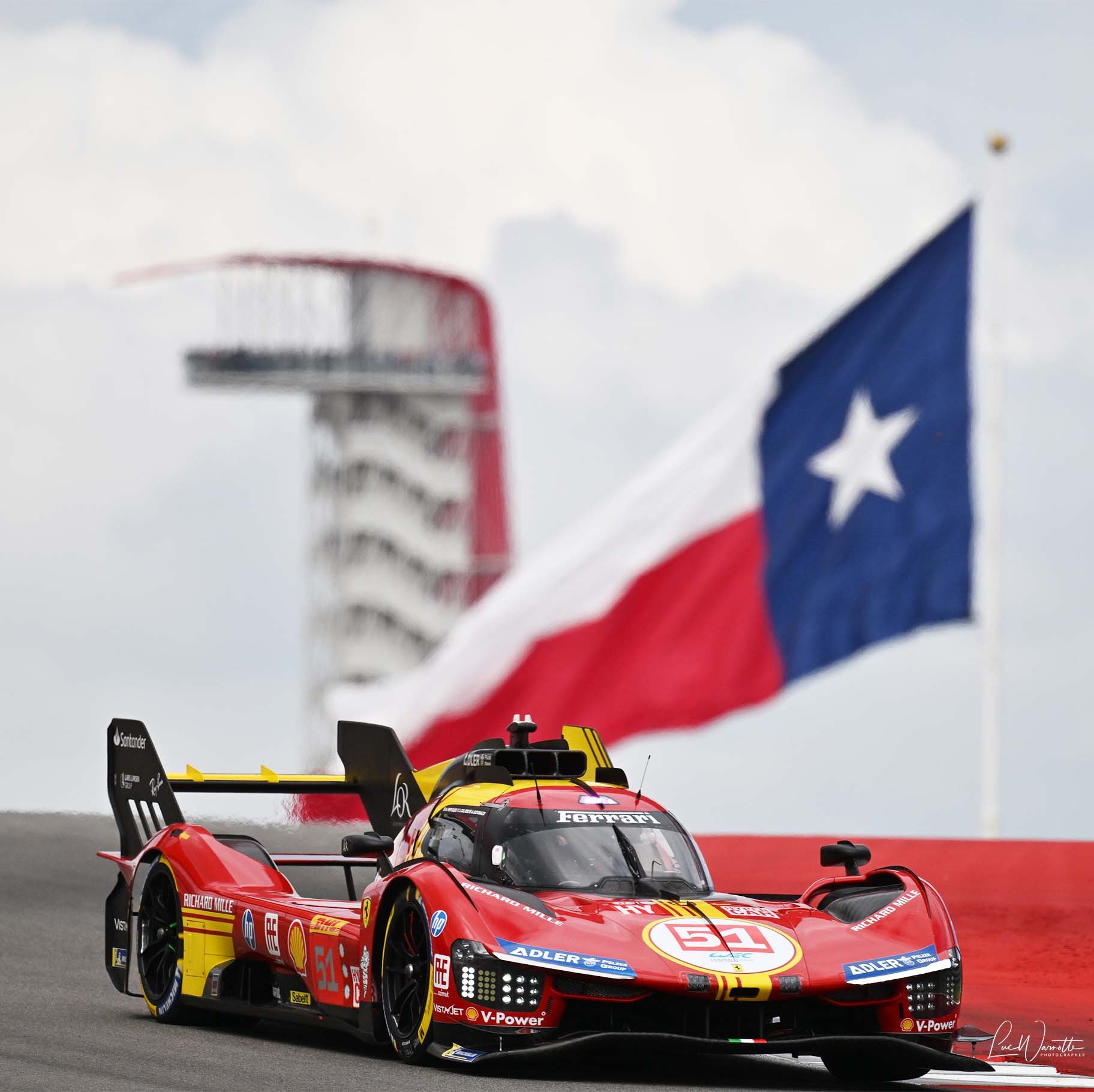 Two Ferrari 499P in front row of Lone Star Le Mans — Car Racing